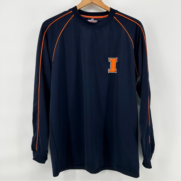 Russell Athletic Other - Russell Illinois Fighting Illini Mens Large Long Sleeve‎ Crew Shirt Team Issue